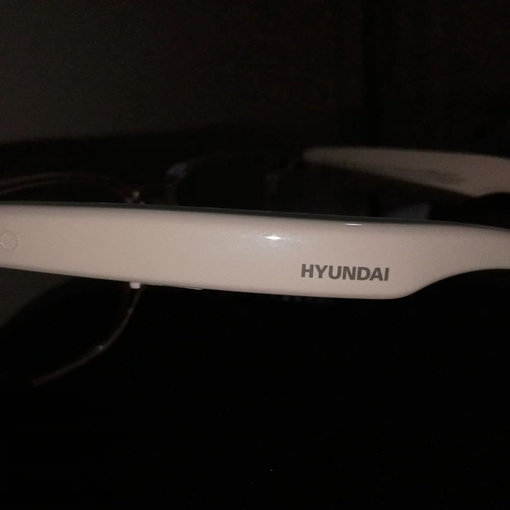 Clear and White Wearable Smart Glasses